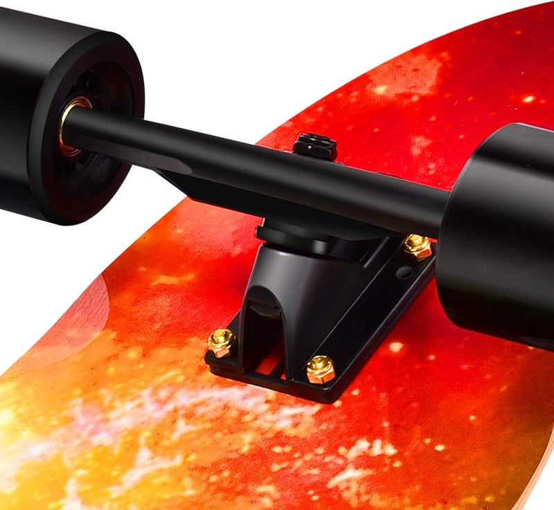 Seething 42 Inch Longboard Skateboard Complete Cruiser Pintail,The Original Artisan Maple Skateboard Cruiser Pintail for Cruising, Carving, Free-Style and Downhill - Image 5